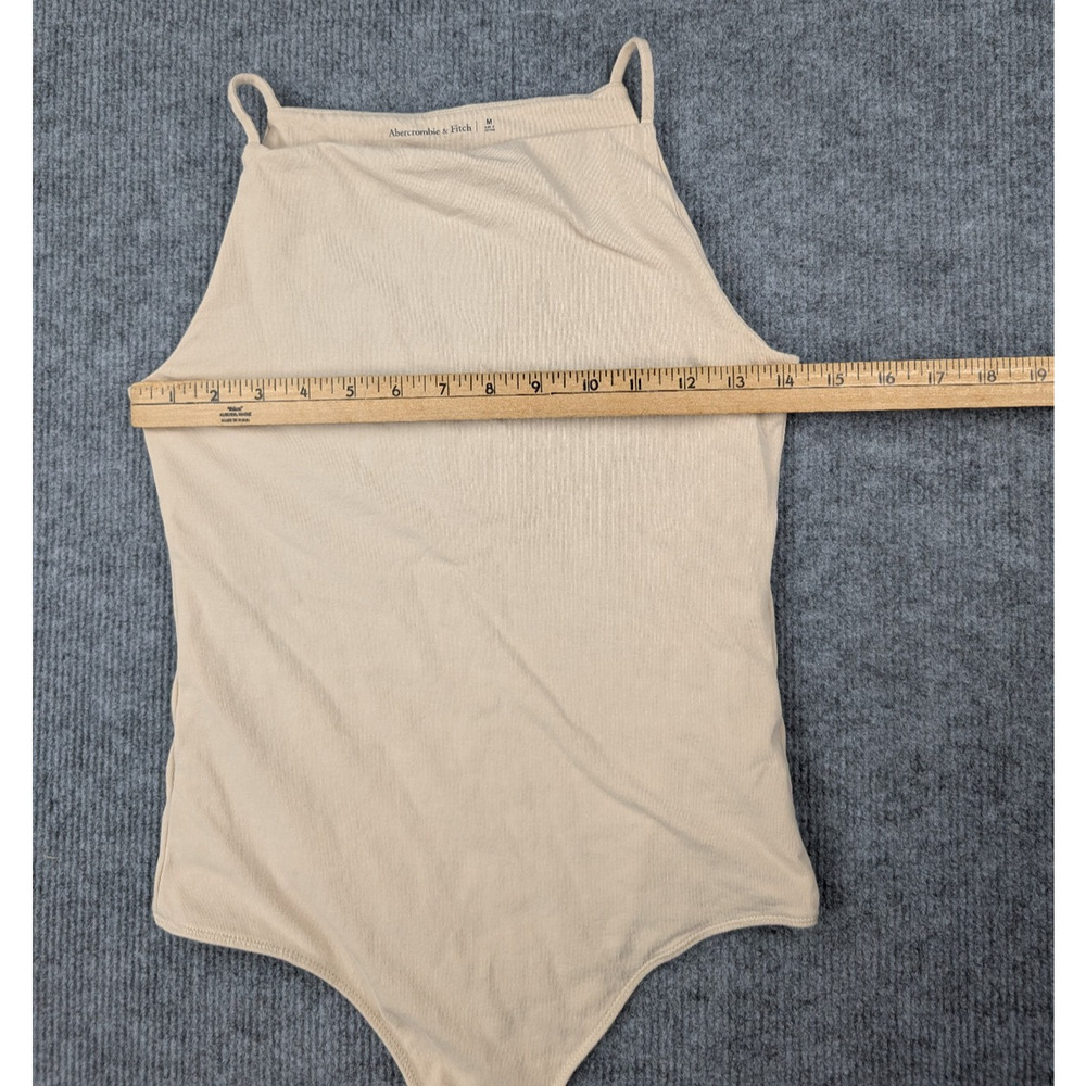 Abercrombie & Fitch Beige/Tan High Neck Bodysuit - Picture 2 of 6